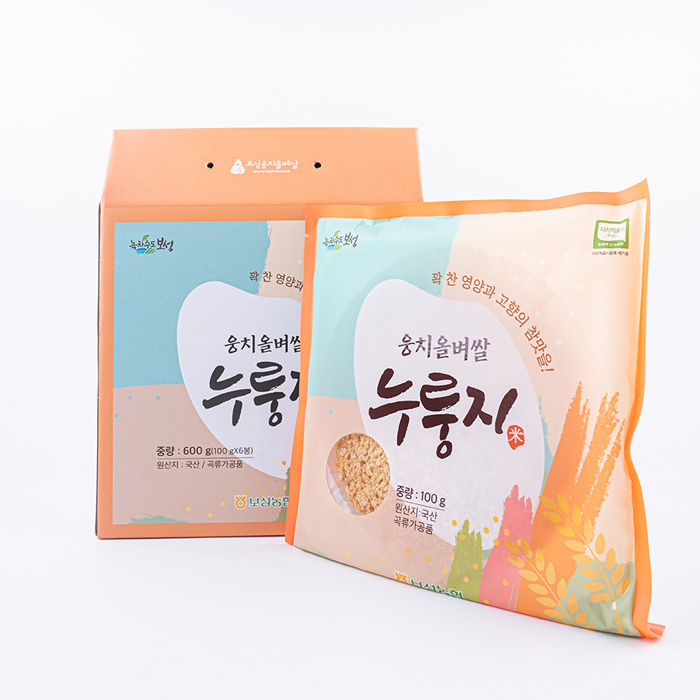 웅치올벼쌀 누룽지[1Box,100gX6]